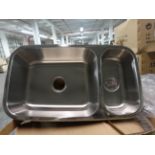 Stainless sinks and sink grids