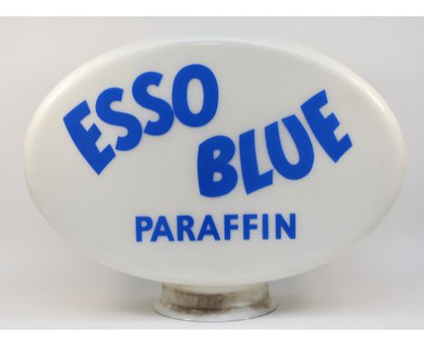 An Esso Blue Paraffin glass globe