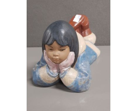 NAO FIGURE 1298 DREAMING ON THE ICE ESKIMO GIRL