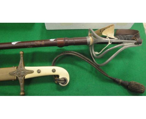 A George V General Officer's Mamaluke sword by Ranken & Co. Limited, Calcutta, Lahore and London, bearing Royal cypher, the c