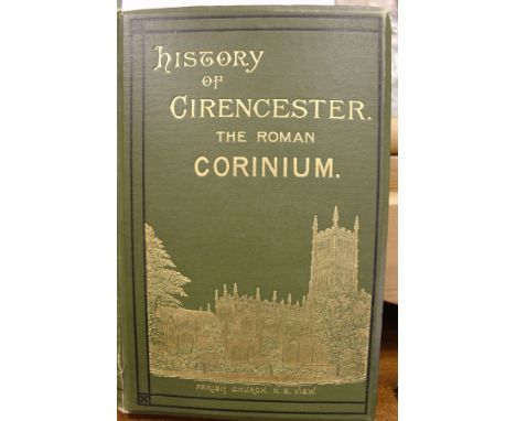"History of Cirencester and The Roman City Corinium" by K J BEECHAM, AFTER JOHN OGILBY "The Road from Bristol to Banbury" eng