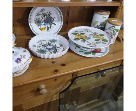 A quantity of Royal Worcester 'Evesham' pattern Tableware,&nbsp;comprising Tureeens, Pie Dishes, etc. together with a set of 