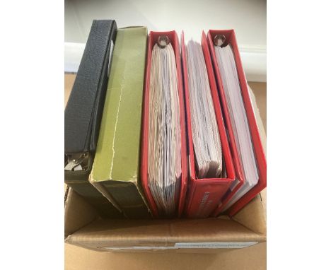 CHARITY : STAMPS : Three GB albums for Greetings and Commemorative issues, produced by Stanley Gibbons, together with two as 