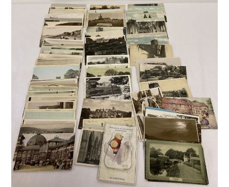 A quantity of approx. 120 assorted vintage British topographical postcards.  To include RP's. 