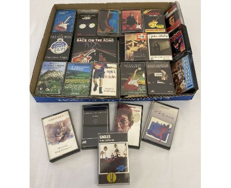 A collection of 35 music cassette tapes.  To include: The Eagles, Chris Rea, The Shadows, Celine Dion and Emerson, Lake &amp;