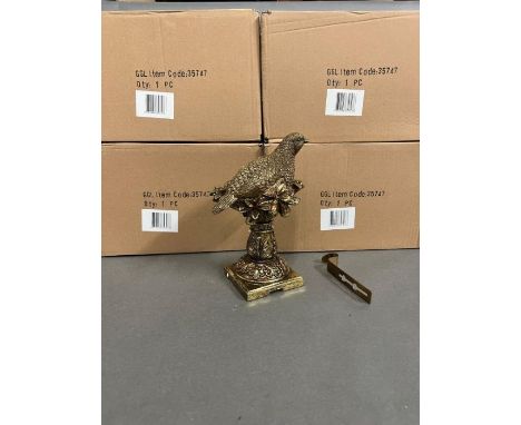 Five Gisela Graham Partridge stocking hangers (H22cm)