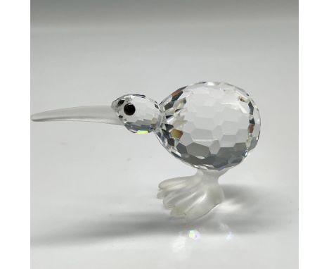 Part of the Endangered Species collection this figural is made of clear crystal with jet crystal eyes and satin crystal beak 