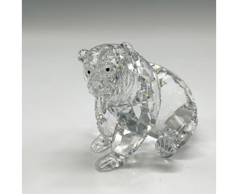 This faceted crystal figure is part of the Rare Encounters group. Created with inset black crystal eyes that are intense when