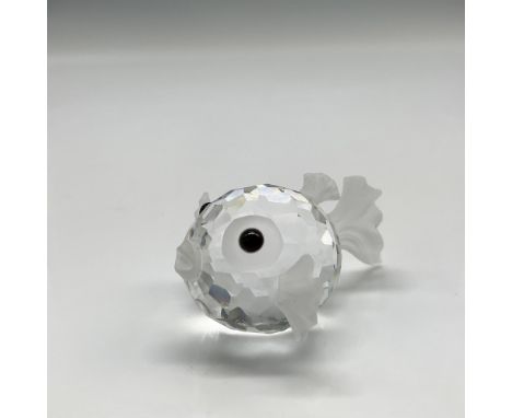Mini crystal figural is a member of the South Sea theme group. Faceted crystal body with frosted crystal fins, tail, mouth an