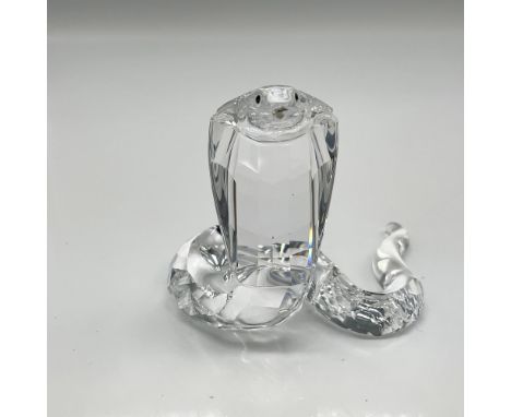 Part of the African Wildlife theme group this figure is made with both faceted and smooth crystal, rhodium forked tongue and 