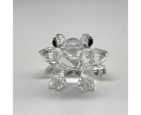 Part of the Secret Garden collection, this figural has a clear faceted crystal body and Sahara crystal eyes. Swarovski backst