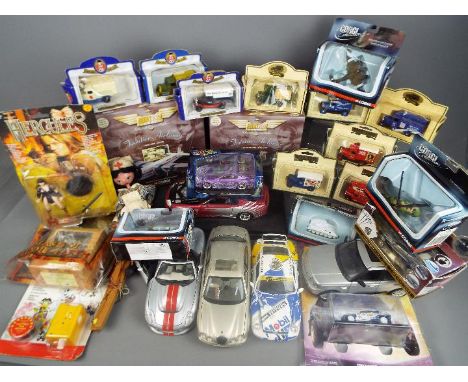 Corgi, Lledo, Bburago, Pelham and others - A collection of predominately boxed diecast vehicles and some unboxed large scale 