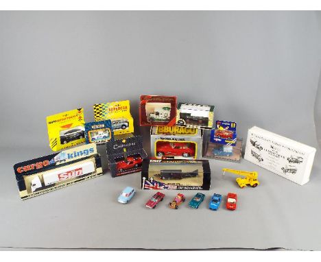 Hot Wheels Redlines, Lledo, Corgi, Matchbox, Burago and other - A collection of approximately 22 mainly boxed diecast vehicle