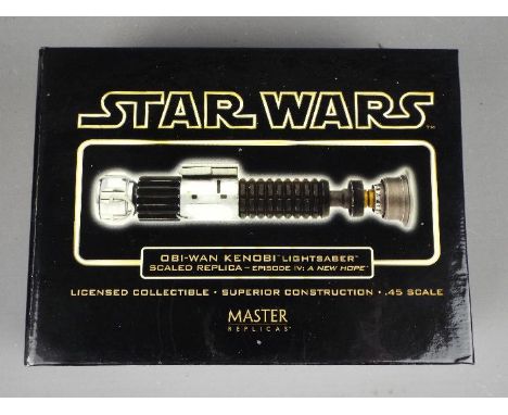 Star Wars, Master Replicas - A Master Replicas .45 scale Star Wars 'Obi-Wan Kenobi'. The model appears to be in Mint conditio