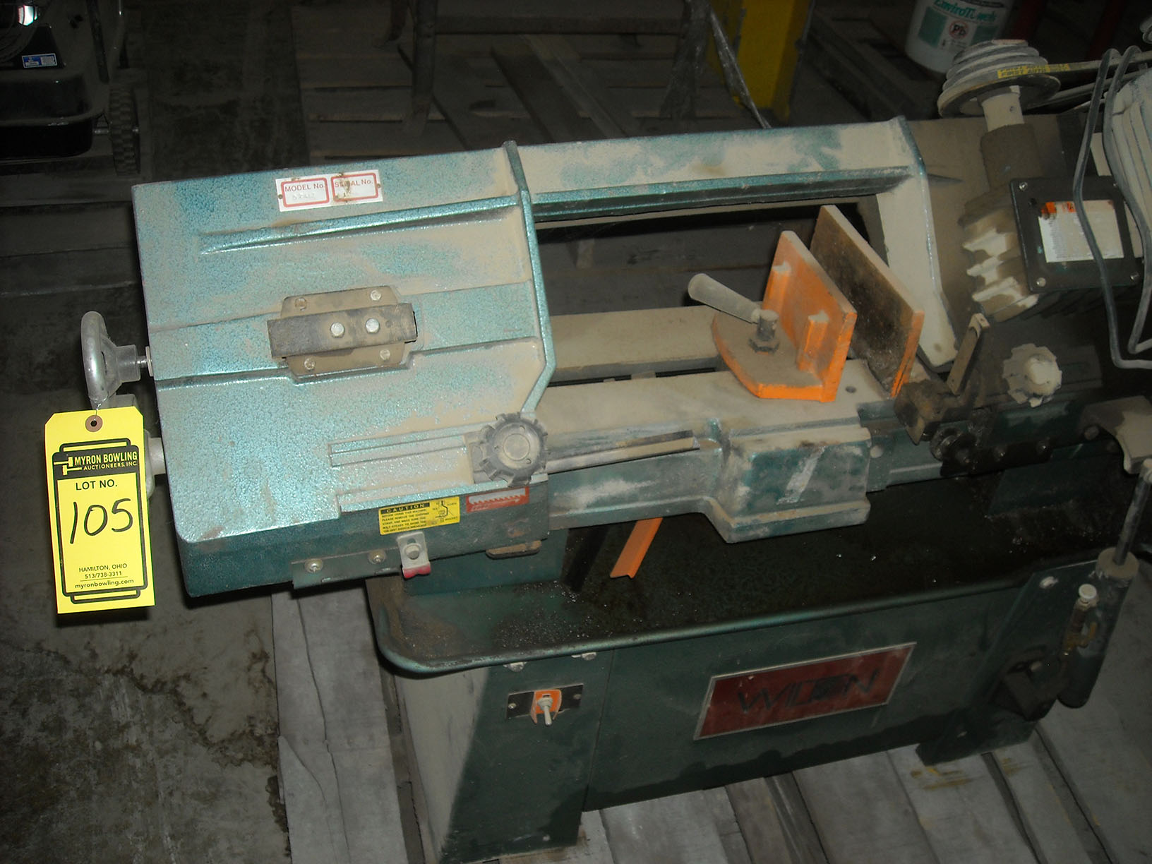 { Group of lots 104, 105 } WILTON HORIZONTAL BAND SAW; MODEL 52412