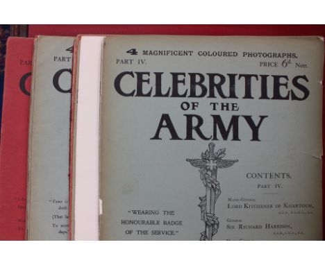 'Celebrities of The Army', London: George Newnes, in numerous parts, original paper covers, colour plates. (Q)