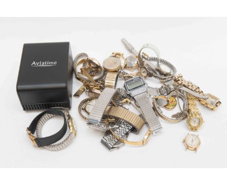 Ladies and gentleman's wrist watches including Omega, Oris, Pulsar, Casio, Lorus etc (1 bag)