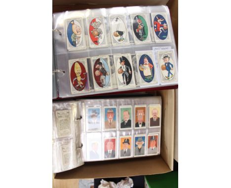 Collection three albums of cigarette cards, 37 mainly full Allied Army leaders, Builders of Empires, Four sets of 'Do You Kno