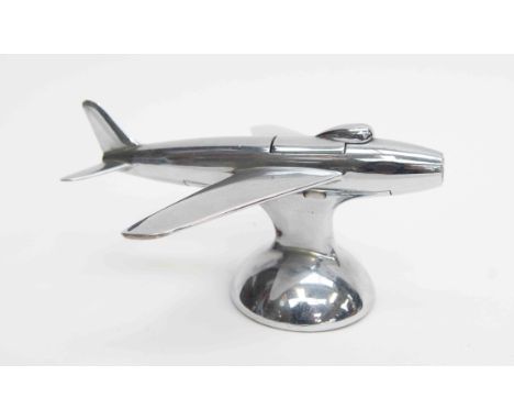 A Dunhill novelty table lighter, as a jet plane 