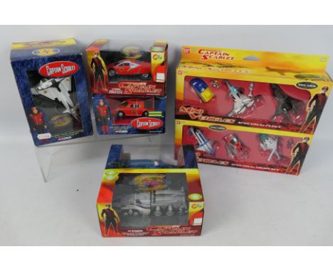 Corgi - Captain Scarlet - Gerry Anderson. Six boxed Corgi 'Captain Scarlet' themed diecast vehicles. Featuring: CC96399 Spect
