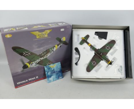 Corgi Aviation Archive - World War 2 The End of The War in Europe - A boxed 1:32 #AA34905 Messerschmitt Bf109-G-6 2./JG 302, 