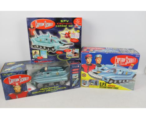 Captain Scarlet - Vivid Imaginations. A selection of 3 boxed vehicles appearing in Excellent to Mint condition. A S.P.V, Spec