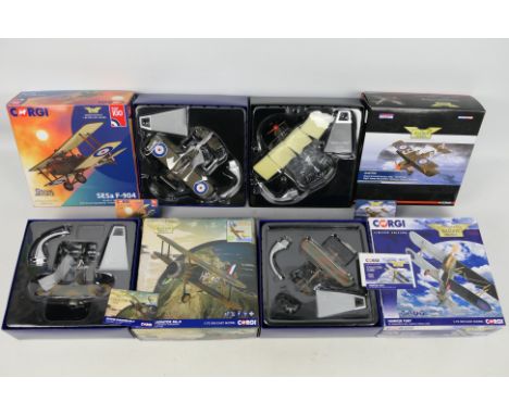 Corgi Aviation Archive - 4 x boxed limited edition aircraft in 1:48 scale including Hawker Fury 43 Sqn Munich Crisis number 5