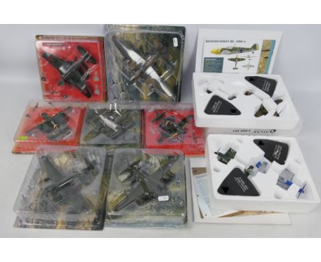 Altaya, Atlas Editions - 9 x boxed and postage-boxed die-cast model aircraft planes - Lot includes an Atlas Editions Focke-Wu