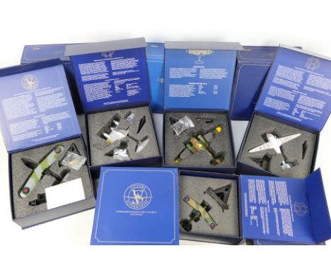 Oxford Die-cast - 5 x boxed 1:72 scale Oxford die-cast planes - Lot includes a #72SW001 Supermarine Seagull MKV A2-4/VH-ALB W