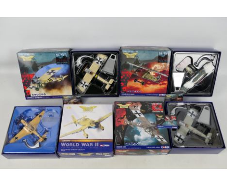 Corgi Aviation Archive - 4 x boxed special edition aircraft in 1:48 scale including Fokker E.111 Manfred Von Richtofen, Fokke