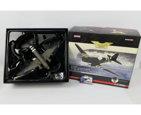 Corgi Aviation Archive - A boxed 1:72 #AA38203 Douglas C-47 Dakota MK.3 271 Sqn. RAF Flt. Lt D.S.A Lord VC, Arnhem 1944. The 