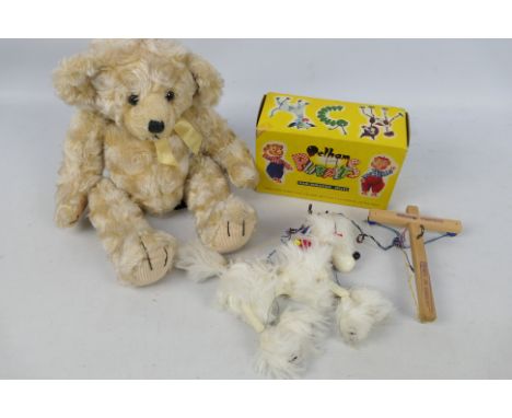 Pelham Puppets - Cosgrove - Russ Bears - A boxed Pelham Poodle puppet in white, the Poodle appears in Very Good condition, th