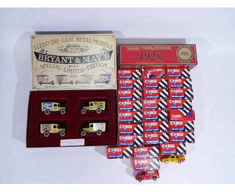 Corgi, Matchbox, Lledo - 25 x boxed die-cast 1985 Corgi vehicles, and a limited edition 9302 Lledo 'Bryant and May's' set, an