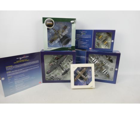 Oxford Aviation - Hobbymasters - IXO Models. Five boxed diecast 1:72 scale military Aircraft. Lot consists of IXO Models, Jun