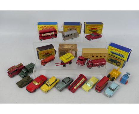 Matchbox - Benbros - Corgi - A mixed collection of boxed and unboxed diecast model vehicles predominately Matchbox regular wh