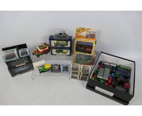 Corgi - Oxford - Lledo - A collection of 16 x boxed models and 21 x unboxed including Ford Transit, Fordson Tractor, Austin T