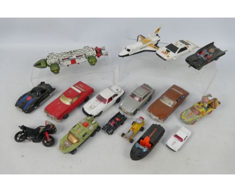 Dinky Toys - Corgi - An unboxed collection of predominately TV / Film related diecast model vehicles. Lot includes Dinky Toys