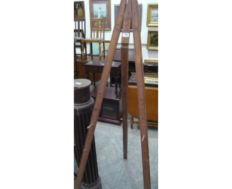 An easel, engraved CSH 