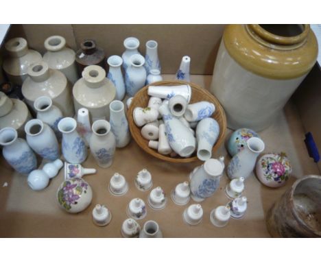 Stoneware, light pulls, bells, pomanders etc.