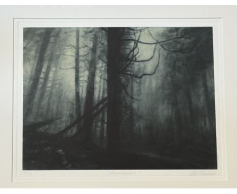 Phil Braham (Scottish 1959-), Augustowska, 8/15 print, signed pencil bottom right in a black wooden glazed frame. (32cmx41cm)