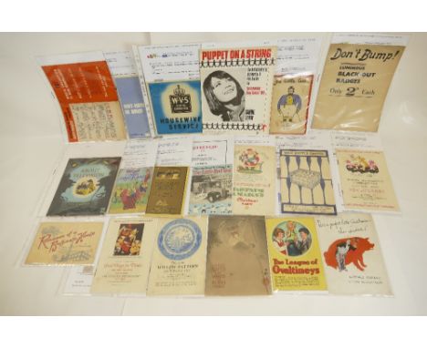 Large quantity of LEAFLETS / BOOKLETS including - About Television by Phyllis Ladyman by Brock Books, Waste Collection is now