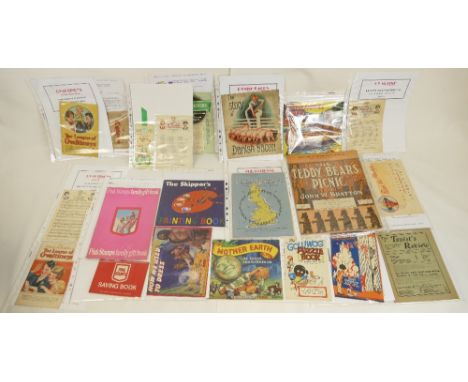 A collection of mid century advertising and promotional material  LEAFLETS / BOOKLETS  etc., including 7 x Ovaltine related b