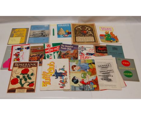 A collection of vintage BROCHURES MAGAZINES and LEAFLETS relating to social / medical / trades etc. and including - National 