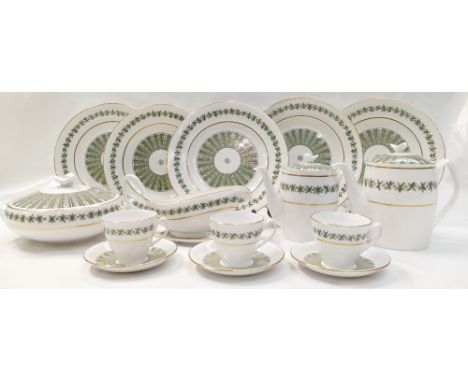 Large quantity Spode Provence pattern Dinner &amp; Teaware - Plates 14 x 10", 18 x 6", 12 x 9" -  bowls 4 x 8", 1 x 9", 9 x 5