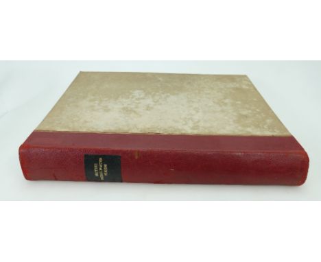 A large Antique Book - BRITISH FRESHWATER FISHES by Rev W Houghton - A Large volume containing 41 full size colour plates of 
