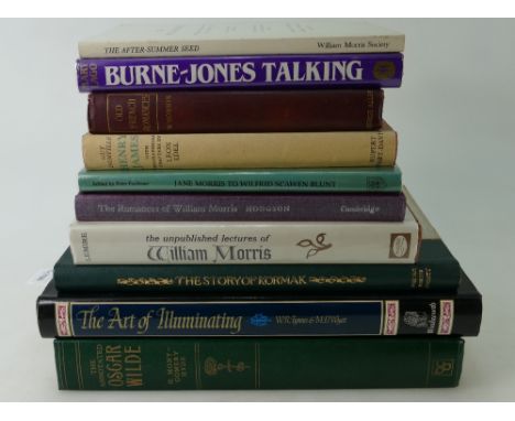 William Morris related books and others (10) - unpublished lectures of William Morris 1969 by Eugene D Lemire - 1st Ed. 8vo -