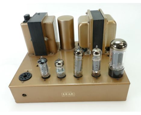 A Leak TL/12 Plus valve power amplifier