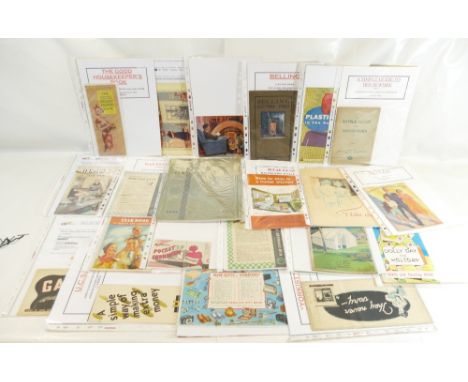 House and Homewares BOOKLETS AND CATALOGUES x 31 including - Gas in your Home, Good Housekeepers book 1930's, Simple Guide to