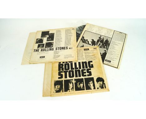 A collection of Rolling Stones album LP records to include Aftermath and others