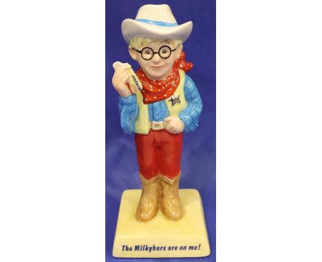 Royal Doulton limited edition figurine, The Milky Bar Kid, 947/2000, H: 15 cm, no cracks, chips or visible restoration. P&amp